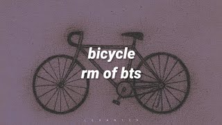 bicycle - rm of bts english lyrics