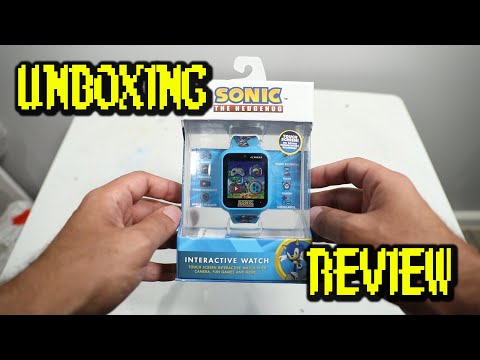 Sonic the Hedgehog Interactive Smart Watch - Unboxing & Review