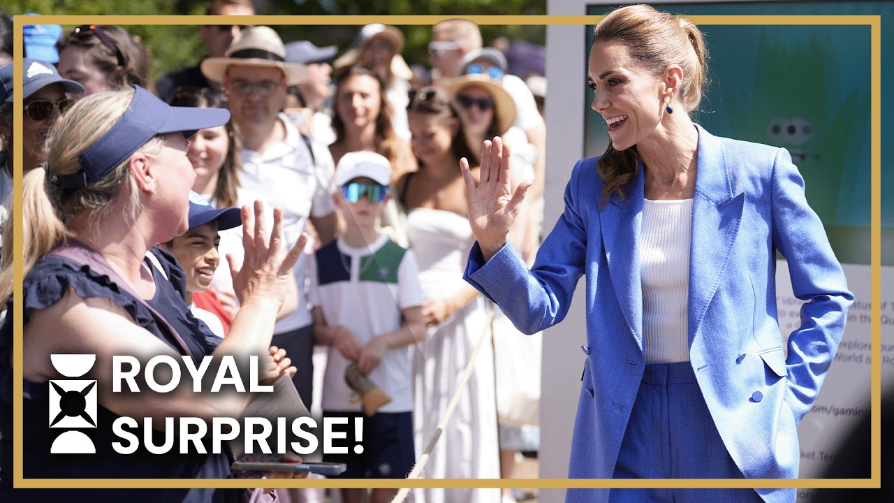 Princess Kate Greets Tennis Fans in Wimbledon Queue