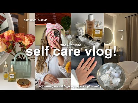 VLOG!????????‍♀️ self care routine, relaxing days in my life, treating myself, & maintenance routine!