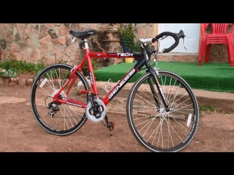 This may look like a fast sleek road bike, but looks can be deceiving.