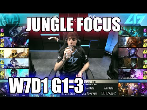 IMT vs CLG Game 3 - JUNGLE FOCUS (ReignOver vs Xmithie) | S6 NA LCS 2016 W7D1 | Immortals vs CLG G3