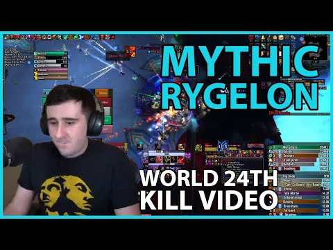 Mythic Rygelon World 24th - Night Fae Blood DK Kill Video