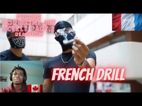 CANADIAN REACTS TO Freeze Corleone 667 feat. Ashe 22 - Scellé Part.2 | REACTION