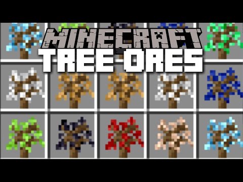 Plant Infinite Ores with TREE ORES MOD!! 😱