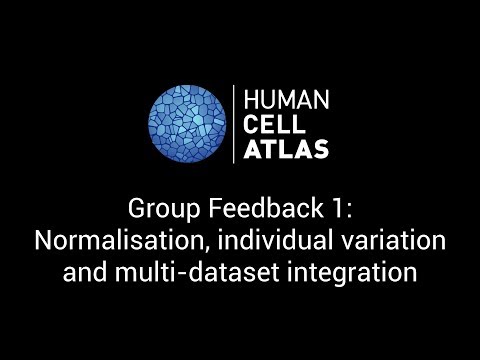 Normalisation, individual variation and multi-dataset integration - Human Cell Atlas Stockholm 2017