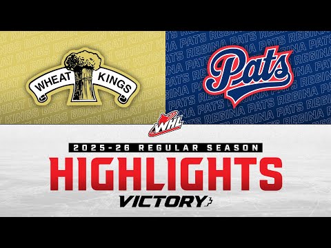 Brandon Wheat Kings at Regina Pats 10/18 | WHL Highlights 2025-26