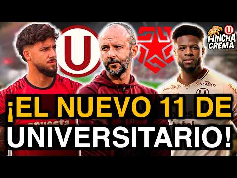 ¡EL NUEVO 11 DE UNIVERSITARIO! ESTE ES EL EQUIPAZO CREMA PARA EL TETRACAMPEONATO🏆PREVIA NOCHE CREMA