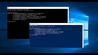 How to enable and install Built-in SSH in Windows 10 using the windows command prompt or powershell