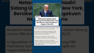 Panggung Sidang Umum PBB Memanas! Netanyahu Nekat Hadir Tolak Pengakuan Negara Palestina