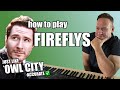 Fireflies By Owl City Piano Solo Lesson With Chords Easy Tutorial Learn To Play With Shawn Cheek