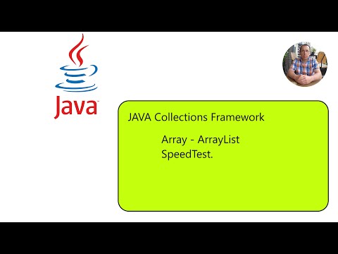 Java Collections Framework Part 4 Array Arraylist Speedtest