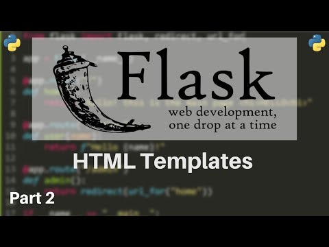 Flask Tutorial 2 HTML Templates