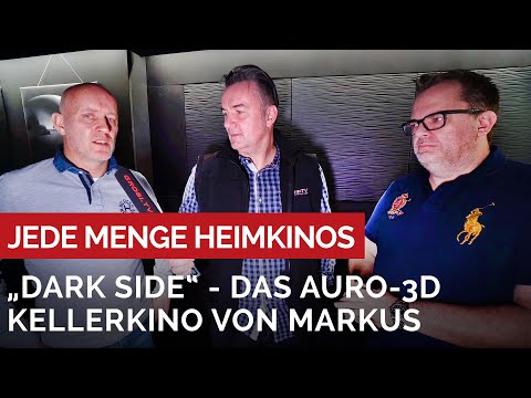 Zu Besuch im "Dark Side" - 3D Sound im Keller Kino von Markus