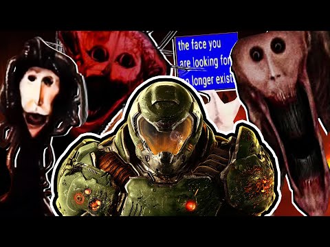 Can the DOOM SLAYER beat the DEMONS of Analog Horror?