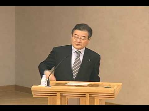 聖学院大学│加藤紘一氏講演「時代の変革期に直面する日本」（第3回）