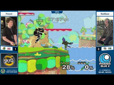 PXB2 - RedBlaze (Marth) Vs. Pricent (Falco) - Pools A2 - Melee Singles