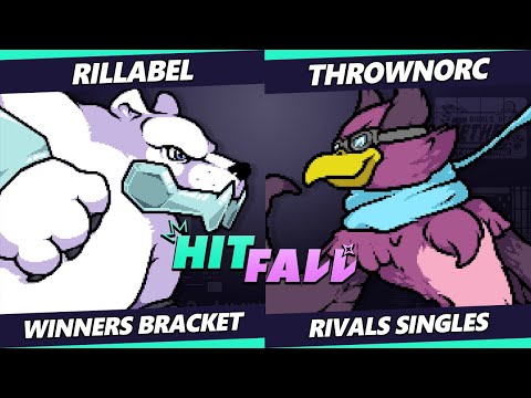 Hitfall 2023 - rillabel (Etalus) Vs. ThrownOrc (Wrastor) Rivals of Aether - RoA