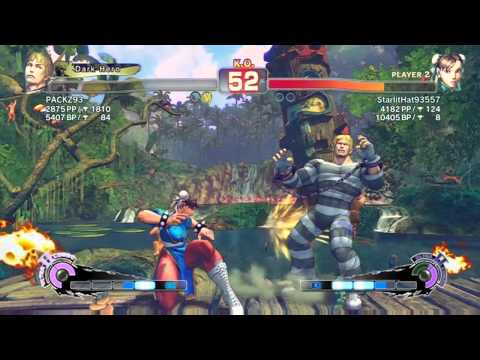 SSF4 AE: PACKZ93 (Cody) VS StarlitHat93557 (Chun-Li)