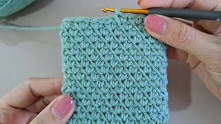 Easy Crochet Phone Cover with 2SC Stitch Pattern - Tutorial For Beginners - Step by step