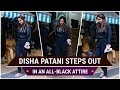 Malang Actress Disha Patani Steps Out In An All Black Attire