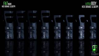Video: Phase 5 Fatman Hex Muzzle Brake 1/2-36 9mm