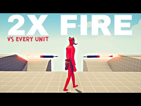 2X Fire Archer VS Every Unit : TABS - Totally Accurate Battle Simulator