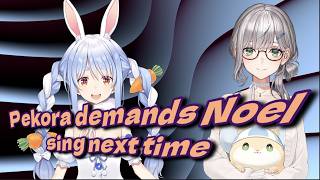 Pekora demands Noel sing next time EN SUBS