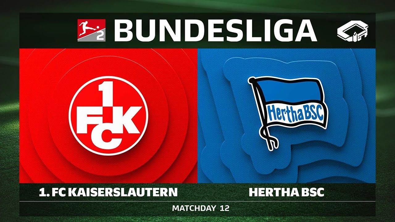 1. FC Kaiserslautern vs. Hertha BSC | Matchday 12 - Bundesliga 2 2025/26