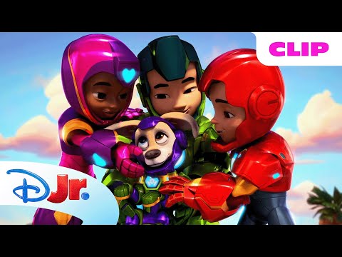 Swarm Makes Puppy Chaos! 🐶 | Marvel's Iron Man and his Awesome Friends | @disneyjr x @MarvelHQ