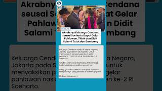 Reuni Keluarga Cendana seusai Soeharto Dapat Gelar Pahlawan, Titiek Salami Tutut dan Bambang