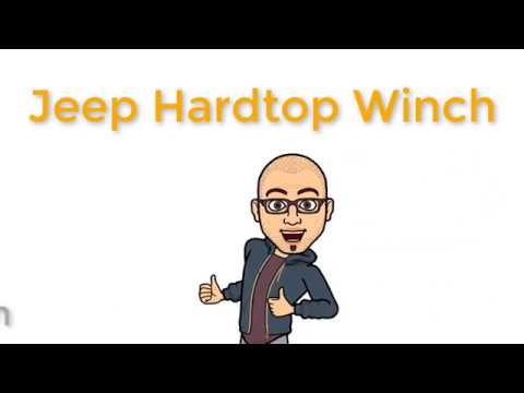 How to make a Jeep Hardtop Winch Hoist System