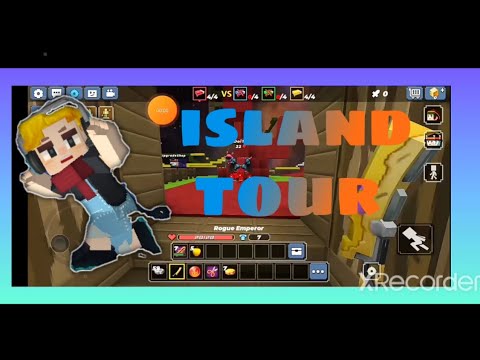 MY friend's island|Island tour Blockman go skyblock