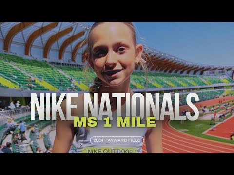 Nike Outdoor Nationals Girls Middle School Mile Section 3