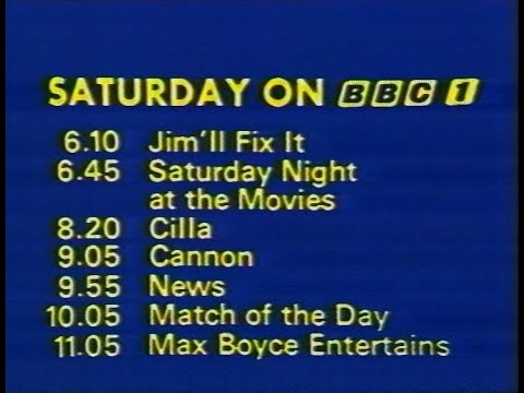 Saturday 28th February 1976 BBC1 - Max Boyce - Doctor Who - Tom Baker - Rare Domestic Recording