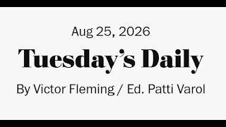 The Washington Post / LA Times Crossword 25/08/2026