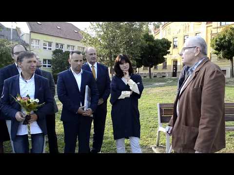 Odhalování soch ze sochařského sympozia - Uherský Brod, 8. září 2017