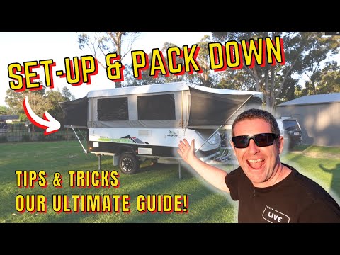 PLAY | Jayco Camper Trailer Set-Up and Pack Down - Our Ultimate how to Guide with Tips & Tricks!