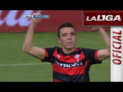 Gol de penalti de Aspas (0-2) en el Real Valladolid - Celta de Vigo - HD