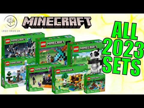 ALL LEGO Minecraft 2023 Sets Compilation - Speed Build & Review