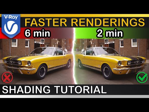 V-Ray | How to RENDER FASTER using simple tricks