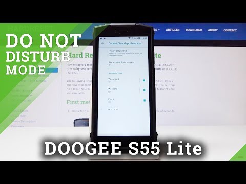 How to Enable Do Not Disturb Mode in DOOGEE S55 Lite