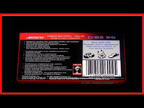 Great product -  Memorex DBS 90 Single Blank Audio Cassette Tape Vintage