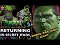World War Hulk TEASER Eric Bana Hulk RETURNING Marvel LEAKS