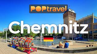 CHEMNITZ, Germany - Summer Walking Tour (2026) - 4K HDR