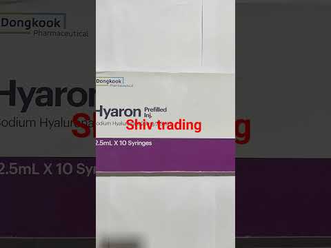 Hyaron prefilled sodium hyaluronate injection, 2ml