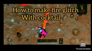 💥How to make fire glitch with cocktail Malayala