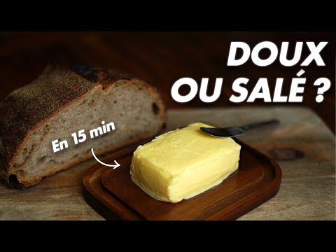 Comment faire du VRAI BEURRE chez soi en 15 minutes