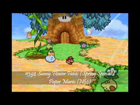 MistressZelda's List of Amazing VGM! #392 Sunny Flower Fields (Paper Mario)