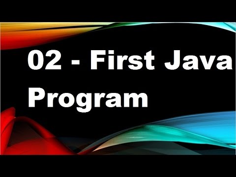 Java Tutorials Urdu Nfn 2 First Program